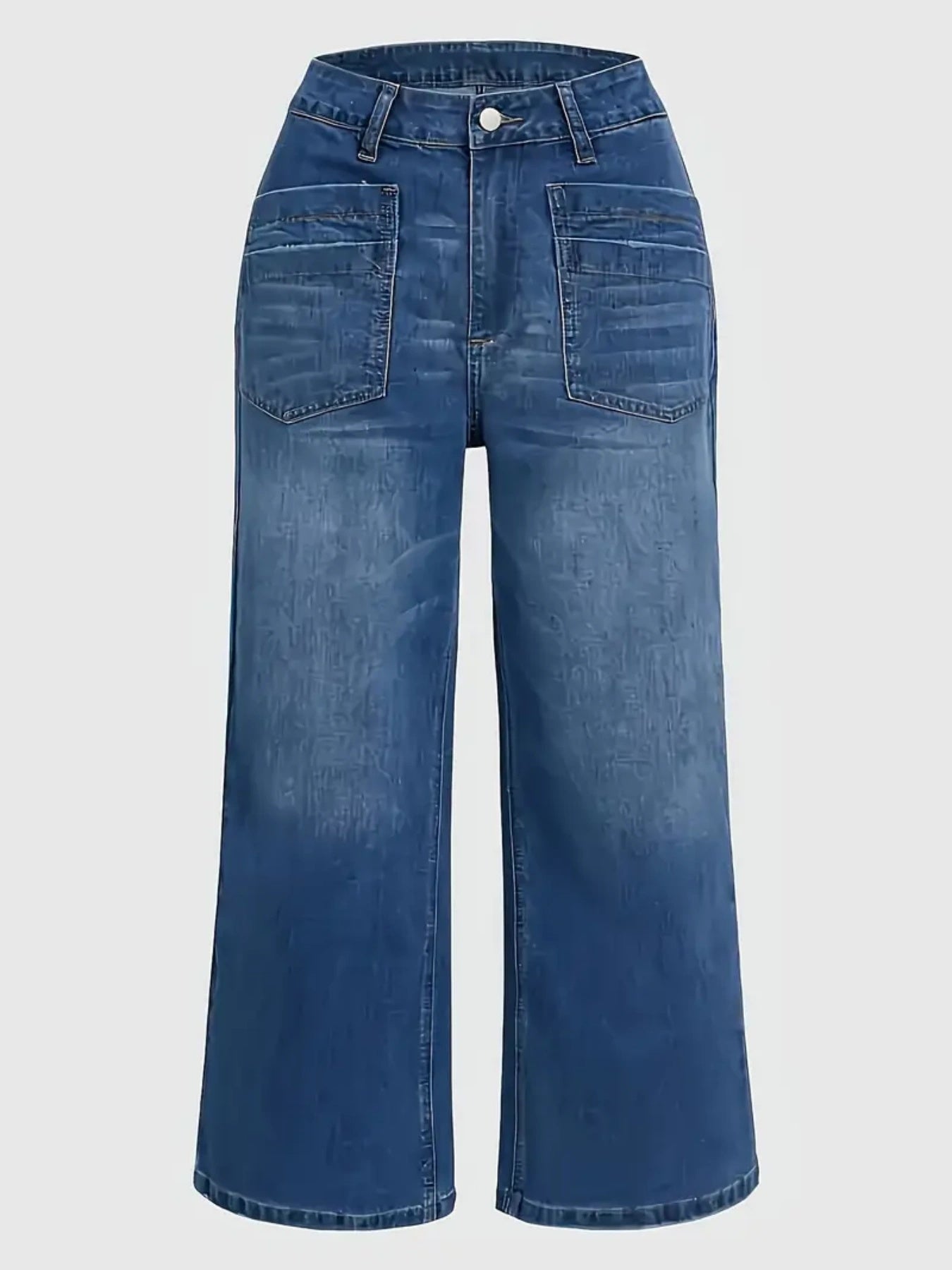 Wide Leg Jeans Slim Fit